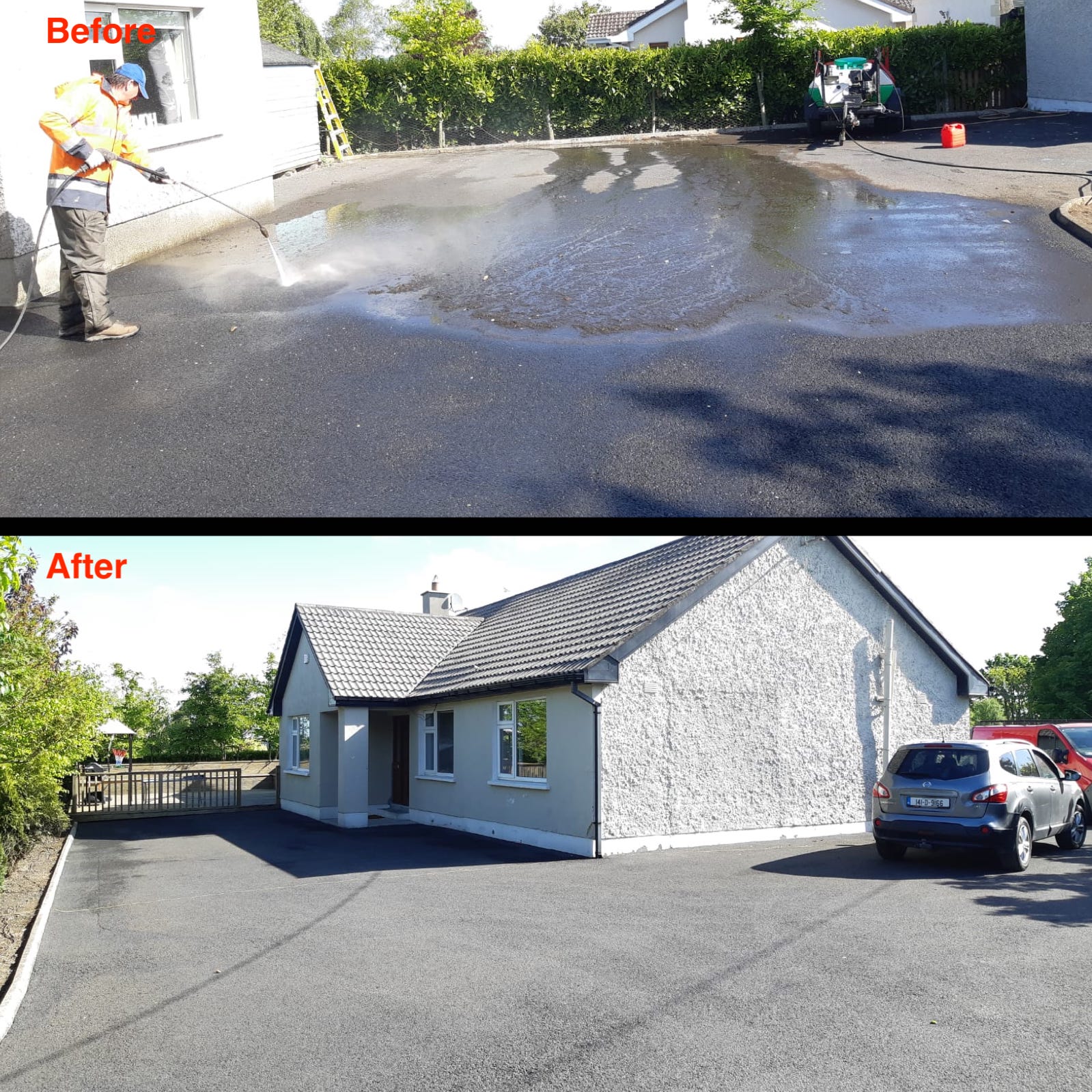 Pathway pressure washing, Portlaoise